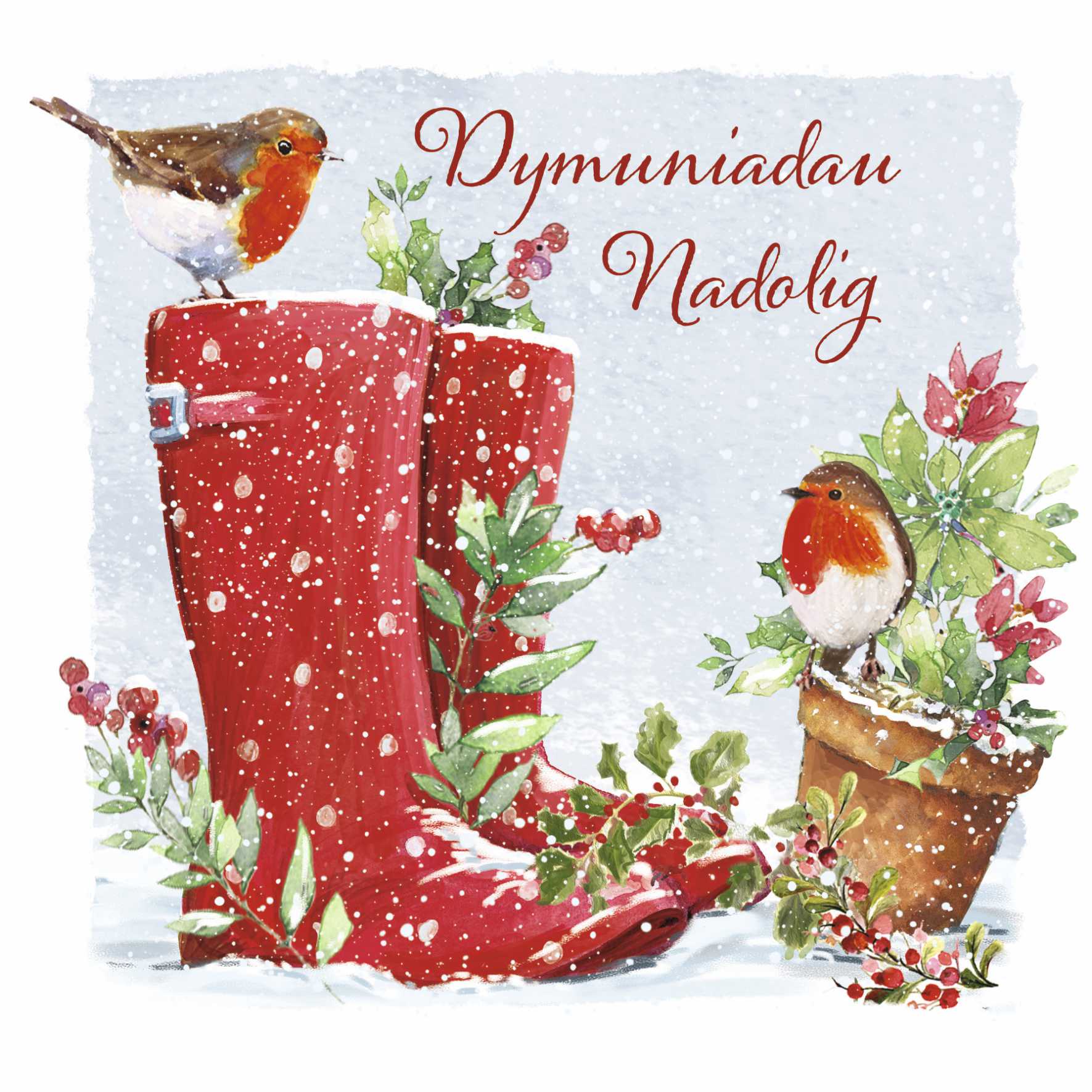 In the Winter Garden (Bilingual) - Christmas Card (10 pack)
