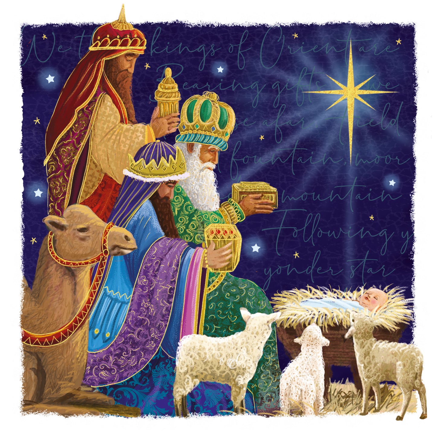 Kings Present Their Gifts - Christmas Card (10 pack)