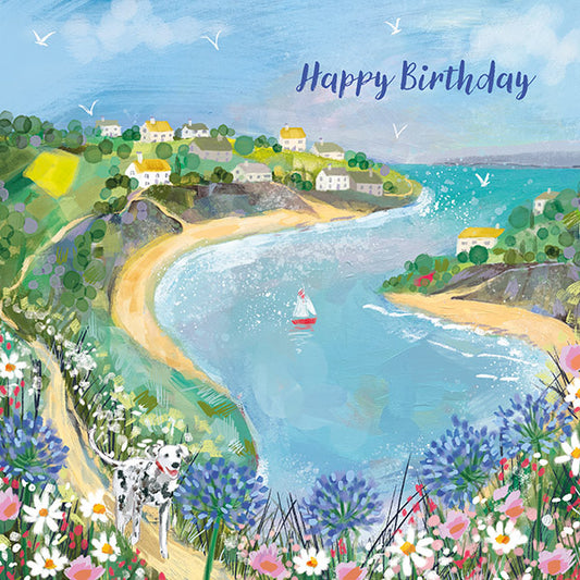 Coastal Walk - Birthday Card (single)