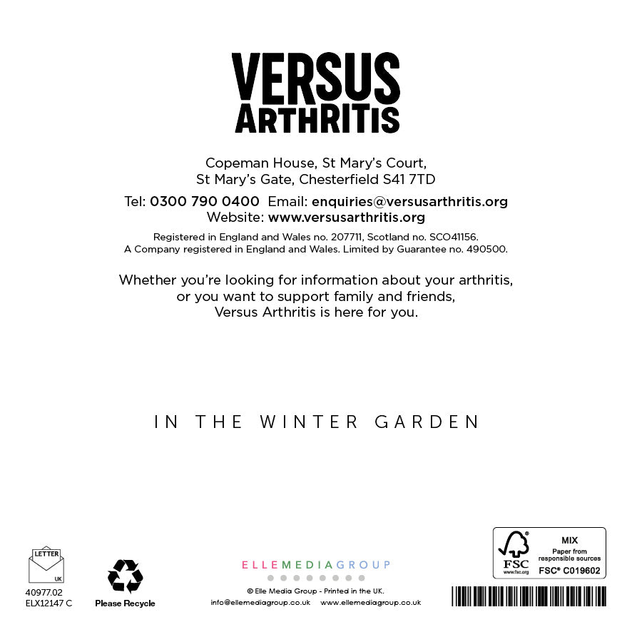 In the Winter Garden - Christmas Card (10 pack)