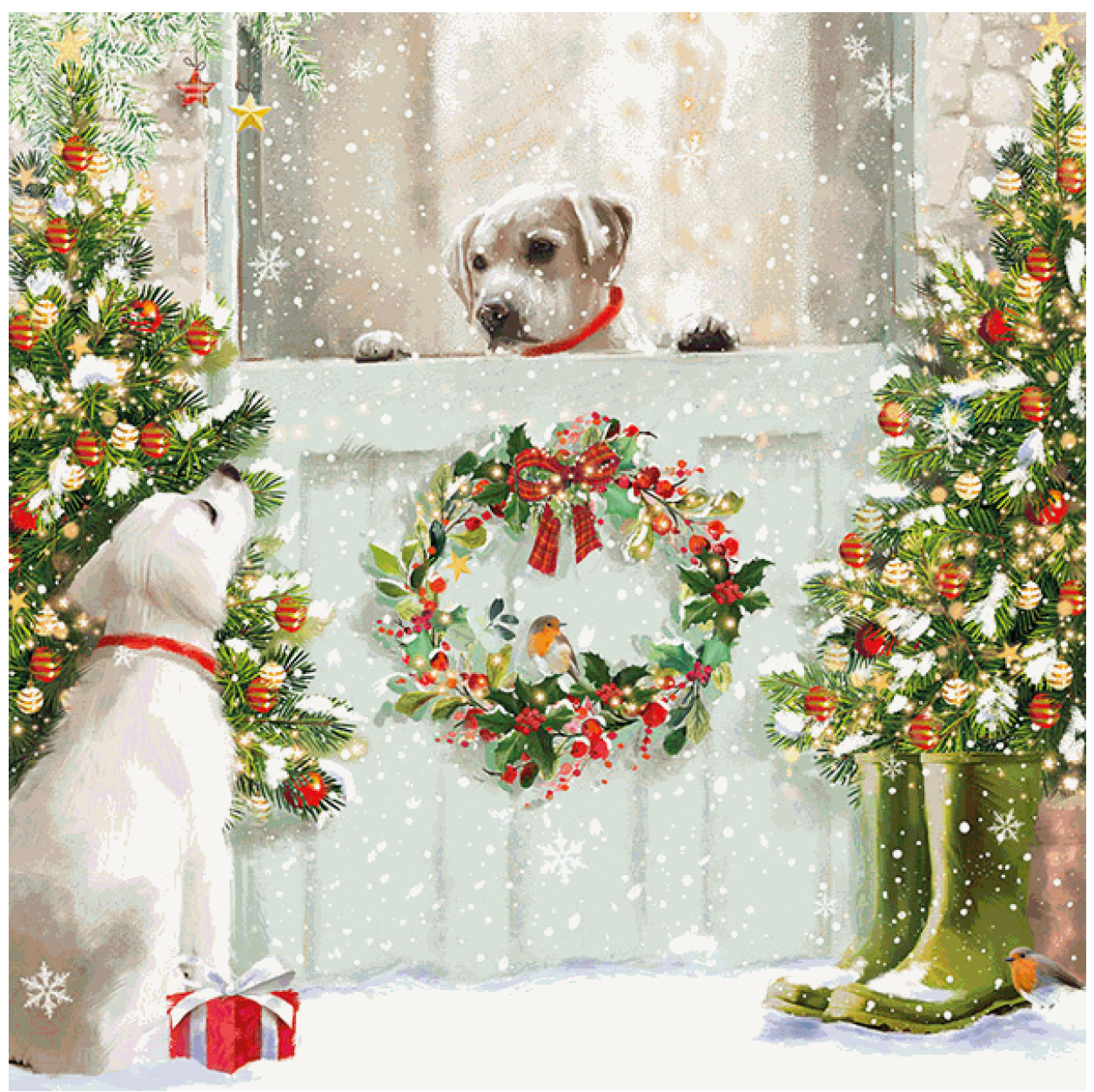 A Welcome Visitor - Christmas Card (10 pack)
