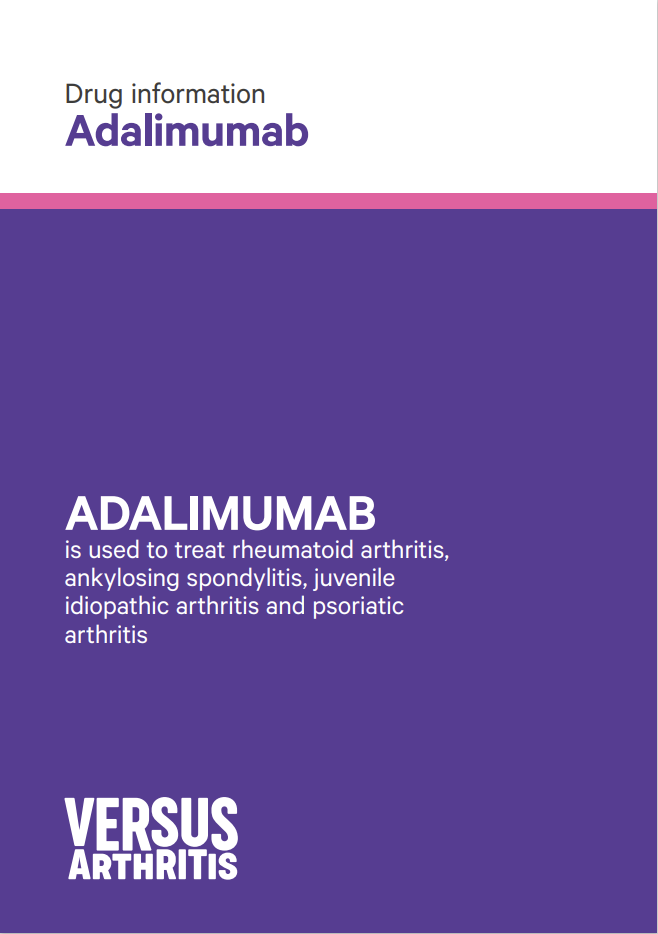 Adalimumab free information booklet cover