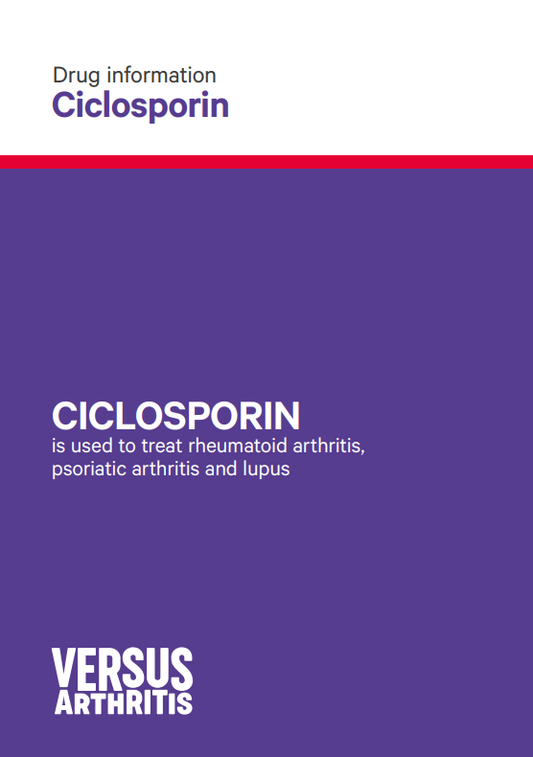 Drugs for arthritis - Ciclosporin