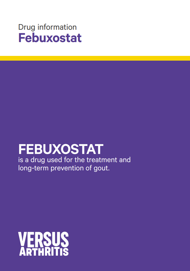Drugs for arthritis - Febuxostat