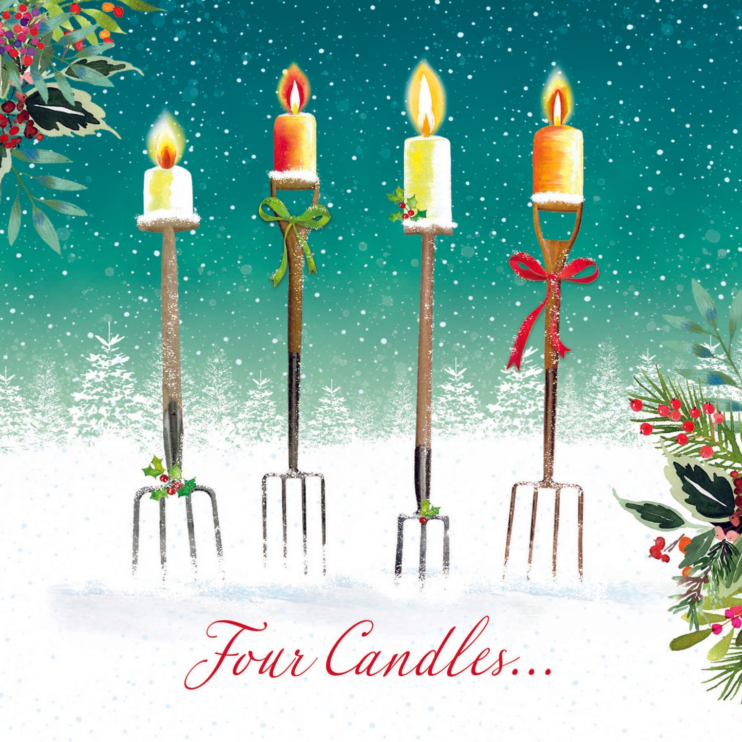 Four Candles - Christmas Card (10 pack)