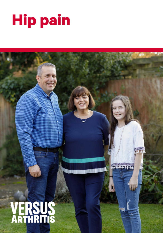 Hip pain free information booklet cover