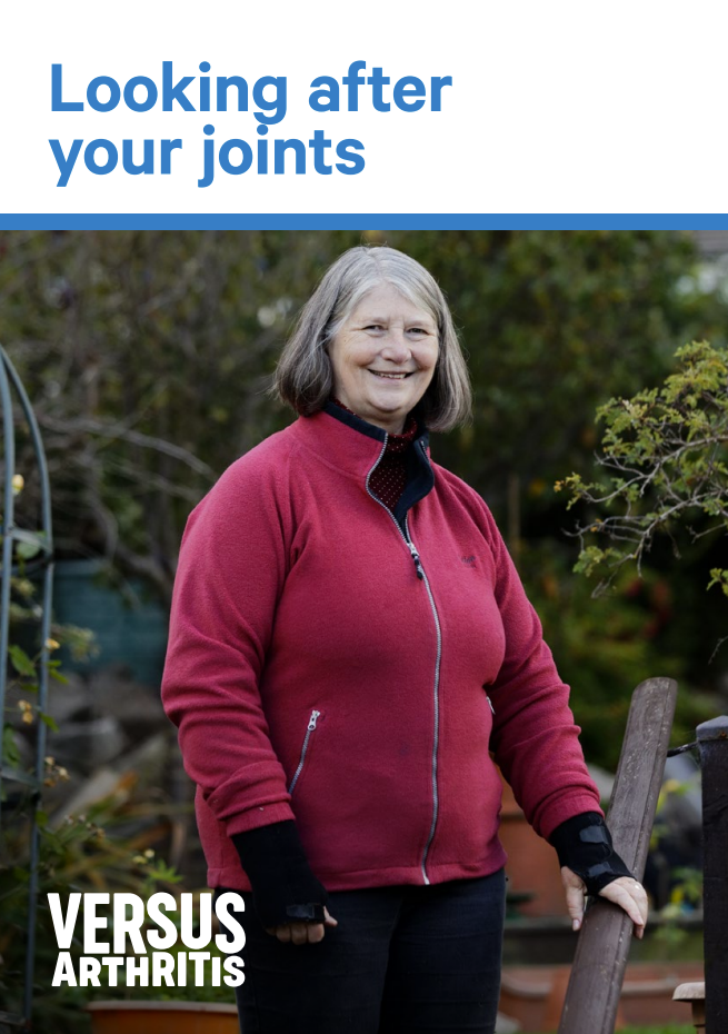 Looking after your joints free information booklet cover