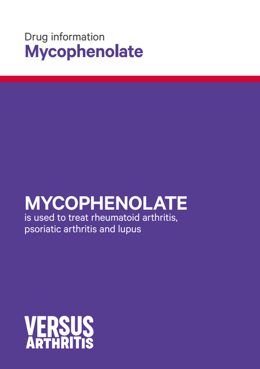 Drugs for arthritis - Mycophenolate