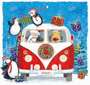 P-P-P Pass the Presents - Christmas Card (10 pack)