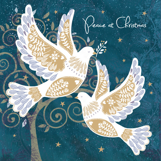 Peace Doves - Christmas Card (10 pack)