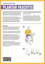 Plantar Fasciitis exercise sheet