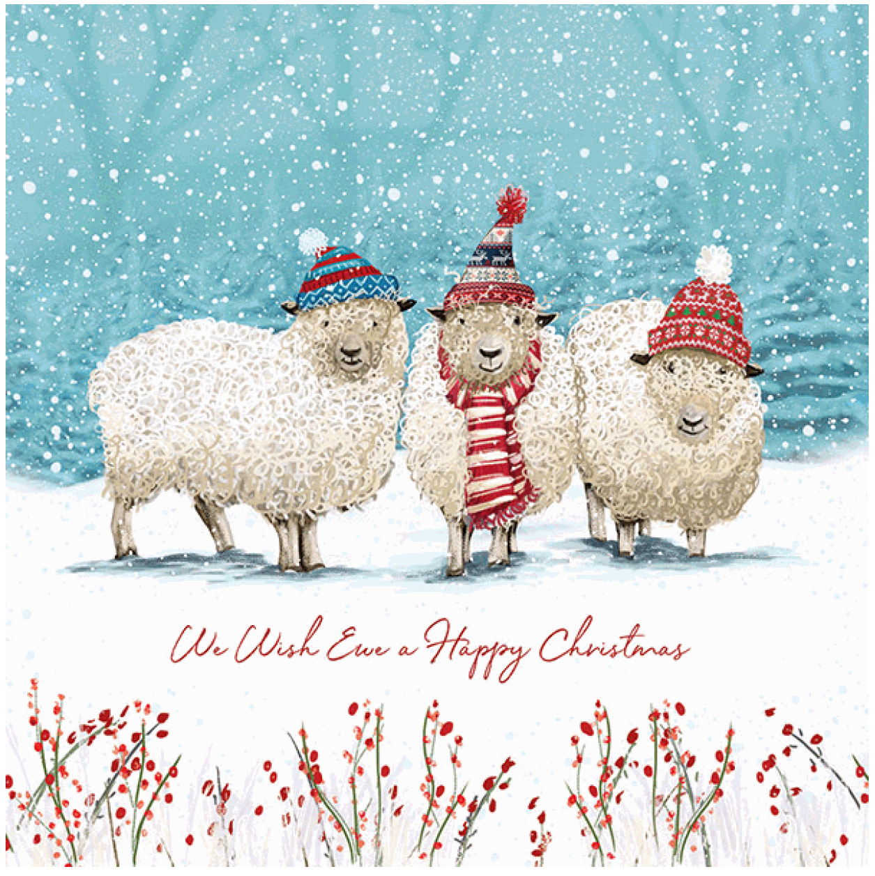 We Three Sheep - Christmas Card (10 pack)